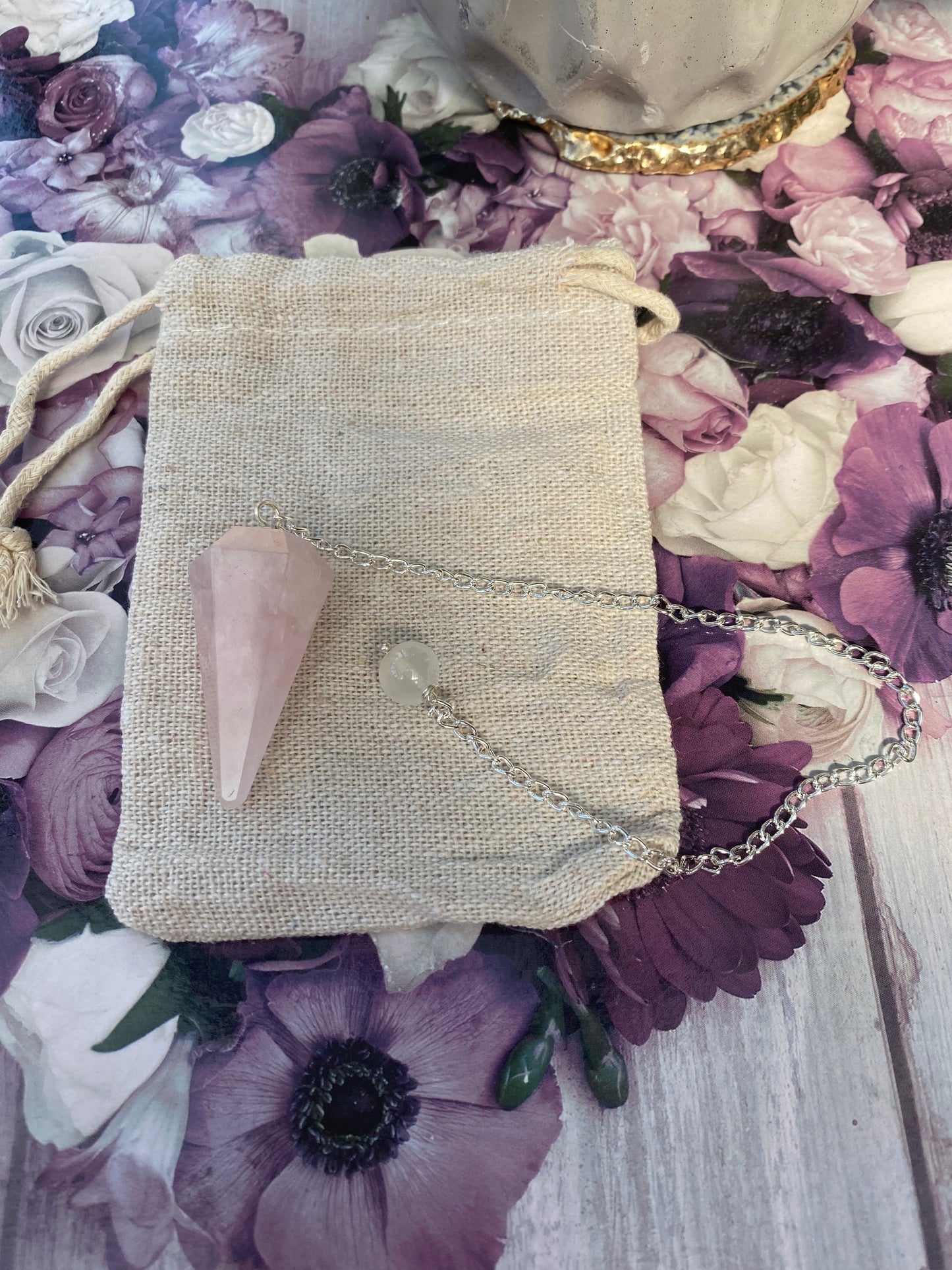 Rose Quartz Pendulum