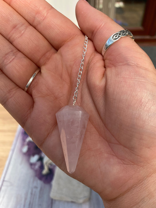 Rose Quartz Pendulum