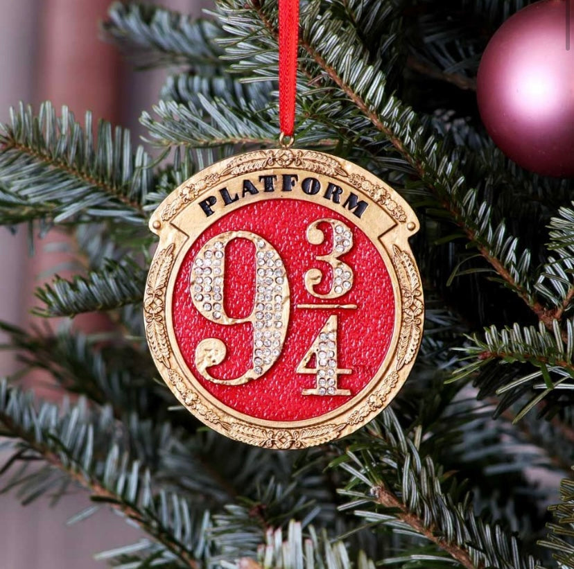 Official Harry Potter Platform 9 3/4 Hanging Decoration