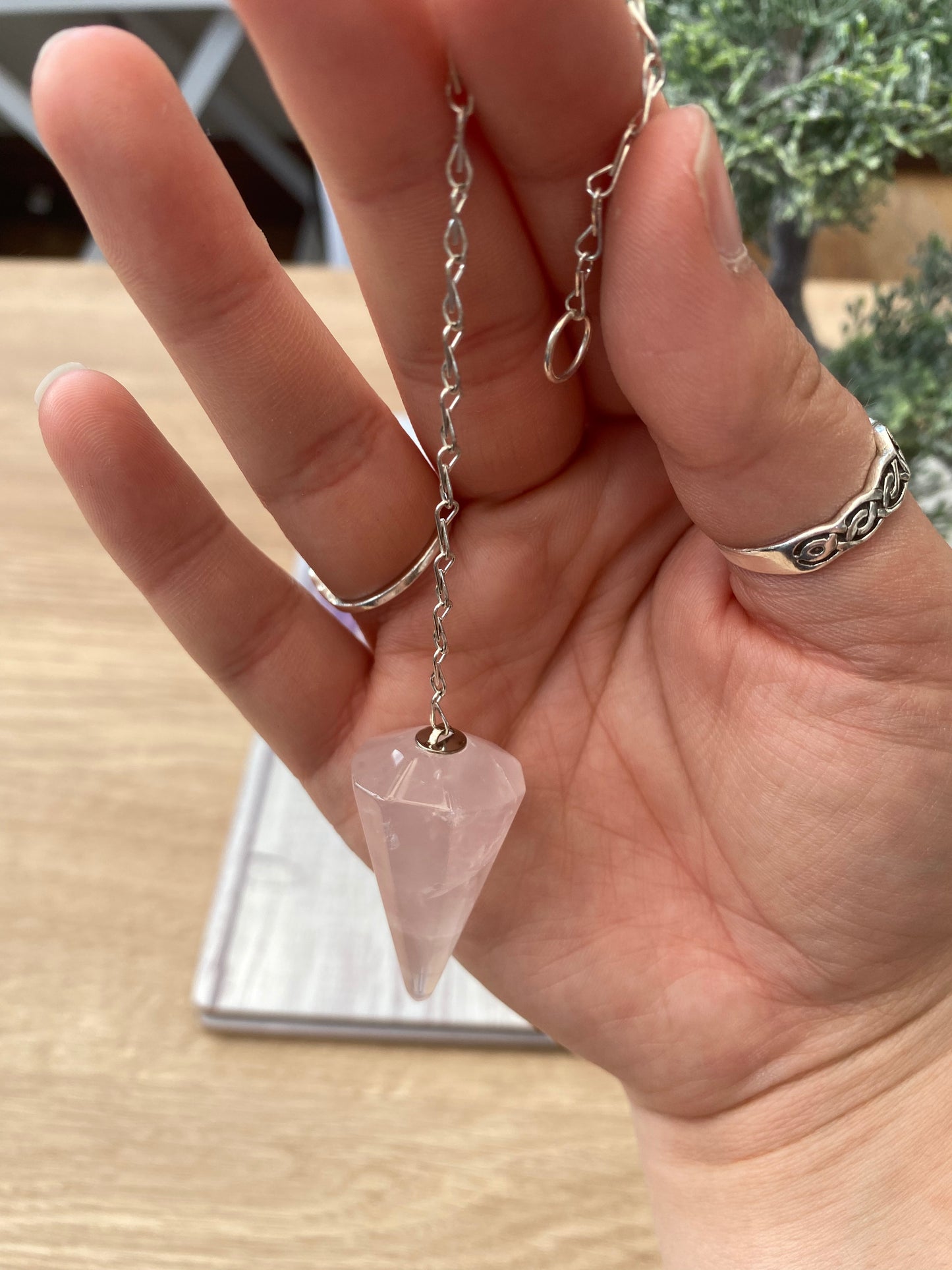 Rose Quartz Pendulum