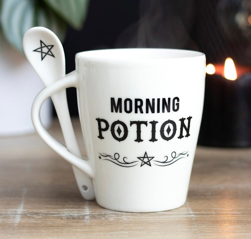 Morning Potion Mug and Spoon Set