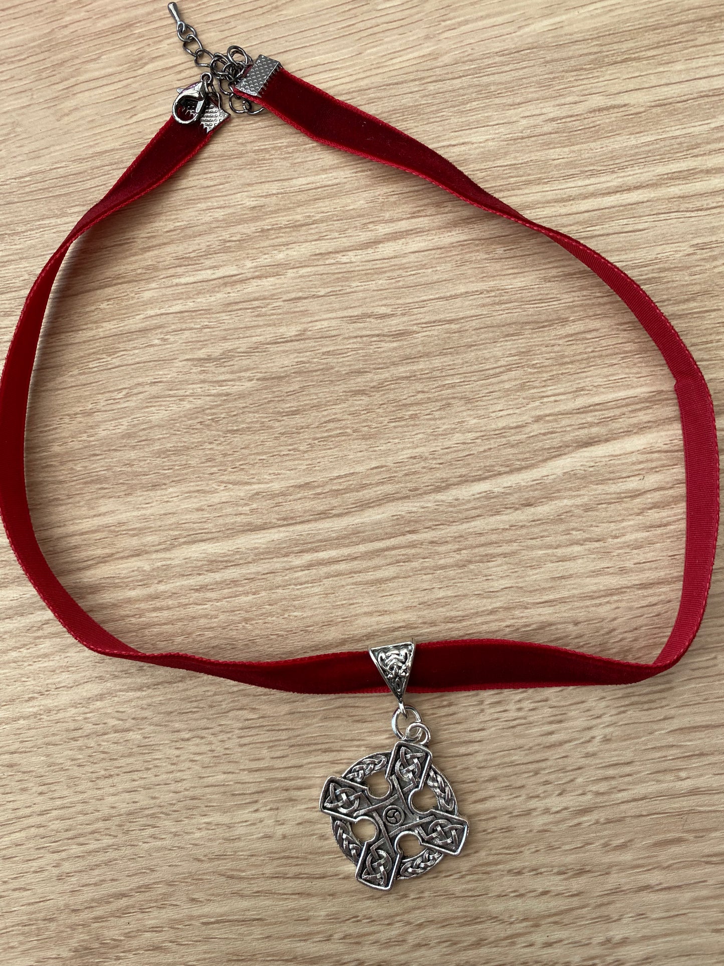 Celtic Cross Gothic Choker