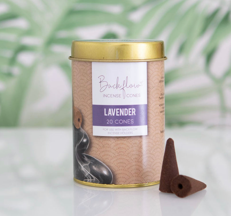 Vegan Lavender Backflow Incense Cones