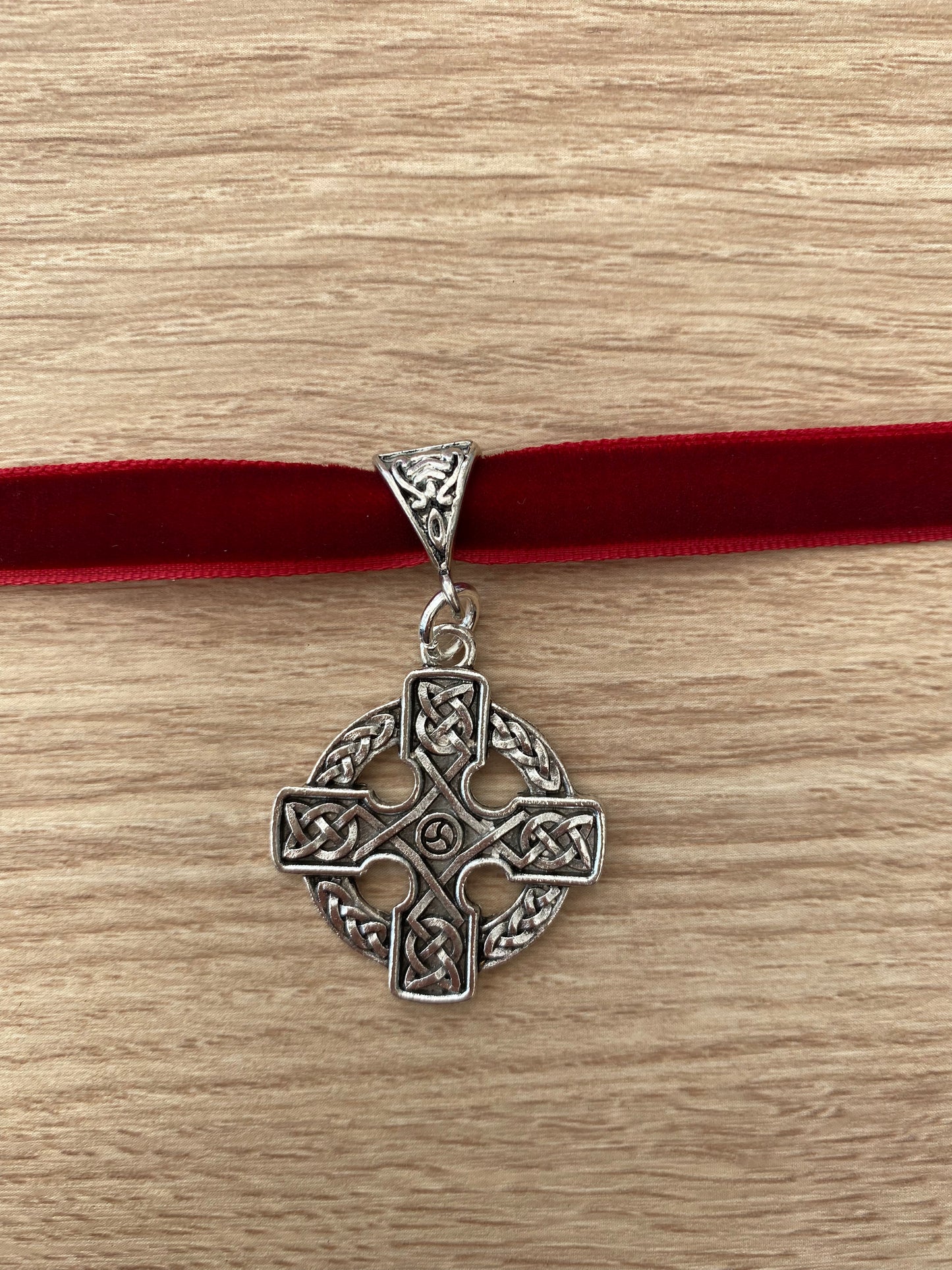 Celtic Cross Gothic Choker